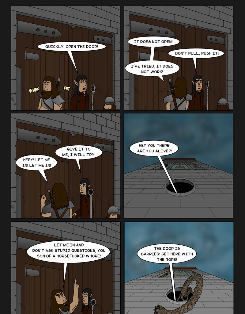 Tales From Somewhere - The Legend - Episode 38, Page 1: Alive and swearing